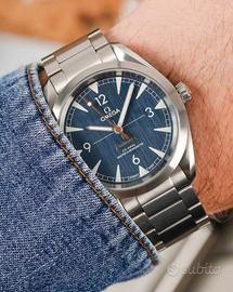 OMEGA Railmaster Denim Co-Axial Full Set Permuto