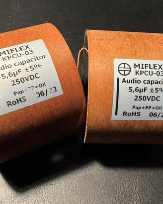 Condensatori Miflex KPCU-03 5,6uF (coppia)