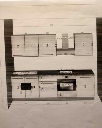 CUCINA LINEARE MT 2.70