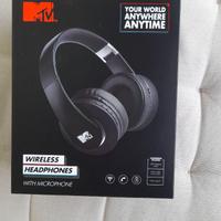 Cuffie wireless con microfono mtv