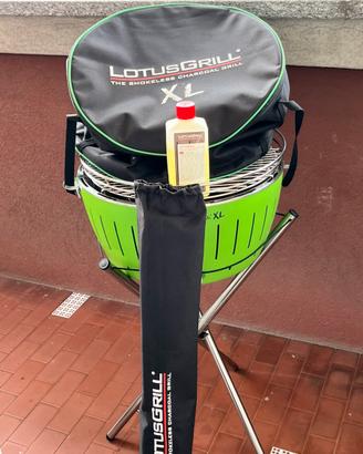 LotusGrill XL barbecue no fumo portatile