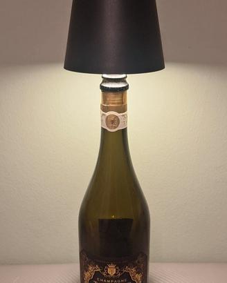 Tarlant bottiglia lampada led nera 