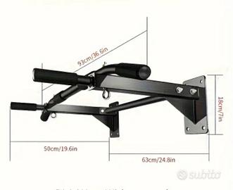 Barra per parete per allenamento