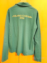 Maglietta a maniche lunghe azzurra Olimpiadi Milan