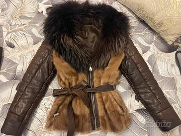 Giacca in pelle e pelliccia