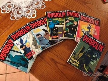 Sette numeri di Diabolik anni 80-90