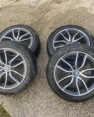 cherchi 17" per peugeot 508 con gomme invernali