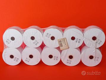 Rotoli di carta pura cellulosa per calcolatrici