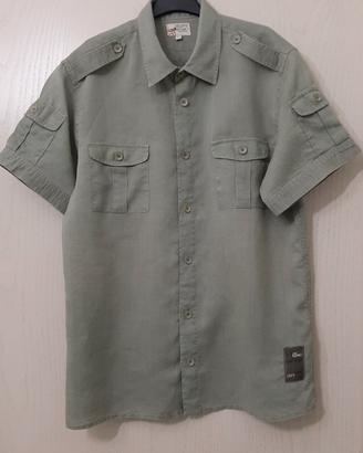 Camicia uomo "Oldstory" 100% puro lino, TG L