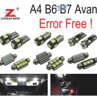 KIT 23 LAMPADE LED INTERNE AUDI A4 S4 RS4 B6 B7 QU