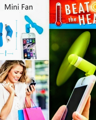 Ventilatore Micro USB Portatile Android Smartphone