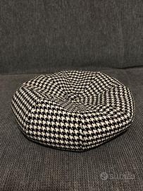 Basco AJIDOU pied de poule nero bianco 55-57 cm