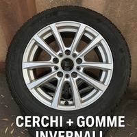 Cerchi in lega + 4 gomme 215/50 R16 + carrello