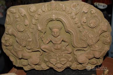 Sculture in pietra Indiane Buddha, Ganesh 