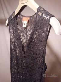 Abito da sera lungo tutto in pizzo kenzo vintage