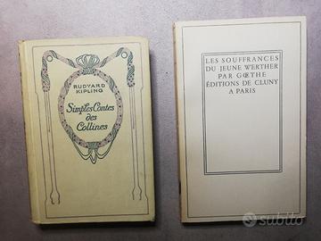 RUDYYARD e GOETHE autori di  2 libri RARI