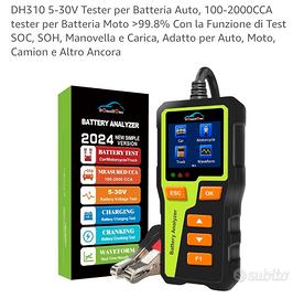 Tester per Batteria Auto, 100-2000CCA
