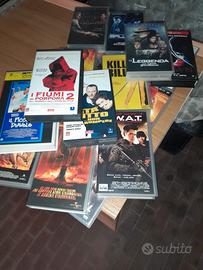 70 dvd di film,piu 50 vhs di film recenti