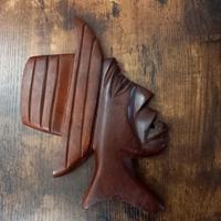 Scultura vintage in legno