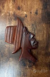 Scultura vintage in legno