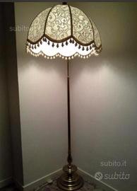 lume  a piantana in ottone