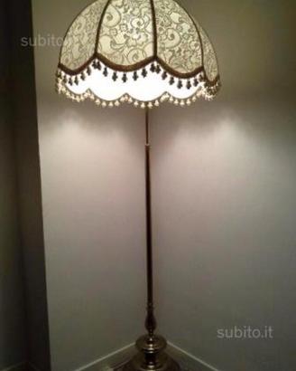 lume  a piantana in ottone