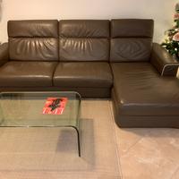 Divano letto  in pelle By Natuzzi