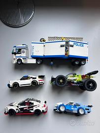 Lego Camion Stazione Polizia e macchin varie