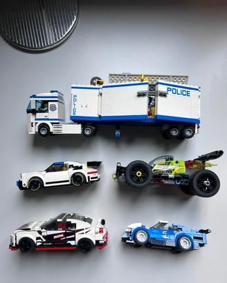 Lego Camion Stazione Polizia e macchin varie