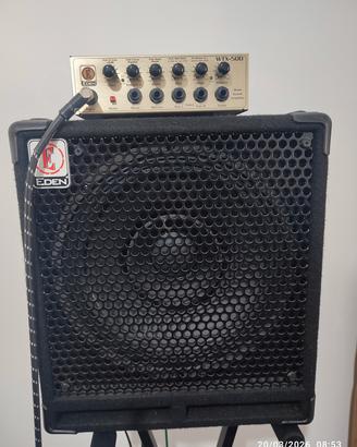 Amplificatore testata Eden wtx500 e cassa ex 112