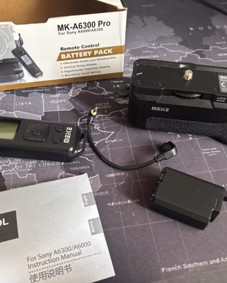 grip/battery pack/controllo remoto sony A6000
