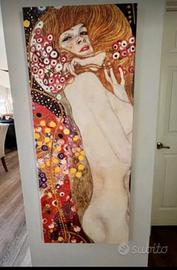 Quadro Klimt di Ikea "Bisce d' acqua" 140x58 cm