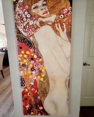Quadro Klimt di Ikea "Bisce d' acqua" 140x58 cm
