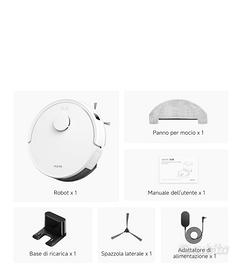 Robot aspirapolvere e lavapavimenti