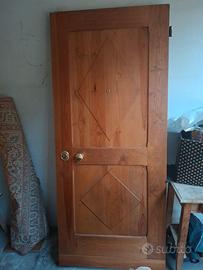 Anta porta d'ingresso blindata in legno
