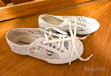 Scarpe Superga ricamate nuove