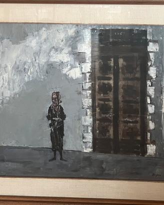 Obes Gazza, quadro olio su tela,  110x100 cm circa