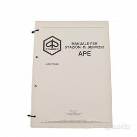 Manuale stazione servizio Ape Poker