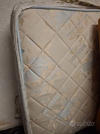 Rete letto e materasso singolo