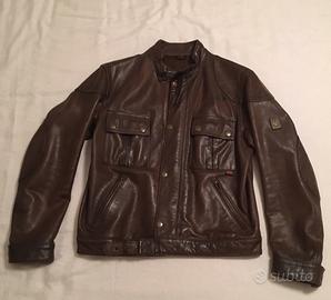 Giacca da moto Belstaff  in cuoio,tg XL.