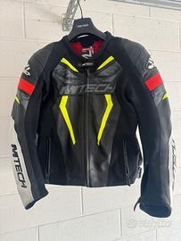 Giacca in pelle MTECH serie Halo