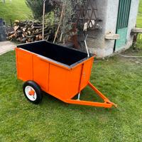 Carrello per trattorino rasaerba