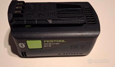 batteria festool 5ah bluetooth airstream
