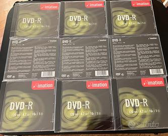 Lotto 9 DVD-R Vergini IMATION | 4.7GB / 120 min