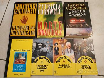 Lotto 7 libri gialli