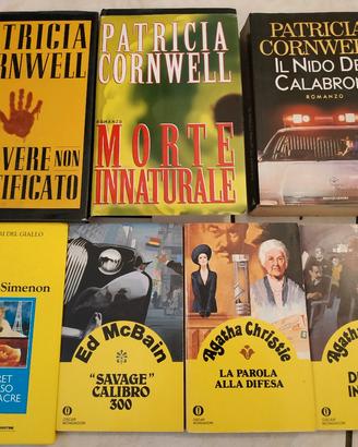 Lotto 7 libri gialli