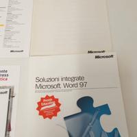 Word 97 software in scatola con documentazione