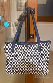 Borsa Tote Artigianale in Fettuccia