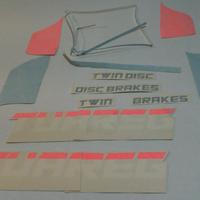 DECALCO ADESIVI SERBATOIO TUAREG 125 1987 APRILIA 