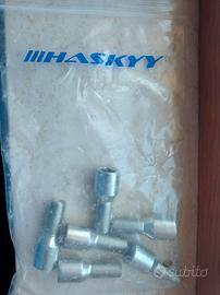 6 Bulloni a stella per fissaggio ruote